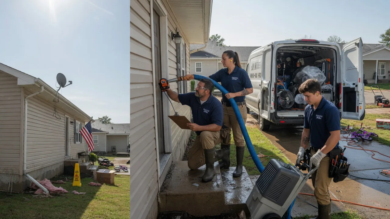 Ceiling Water Damage Restoration in Rosalia, KS near me